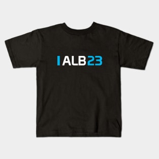 ALB 23 Design- White Text. Kids T-Shirt